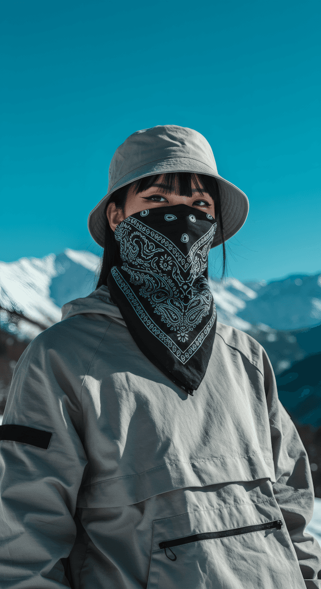 Friends in warm clothing